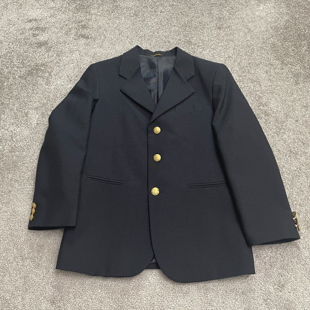 Arrow Suit Blazer Boys Kids 12 Navy Blue Single Breasted Formal Party School